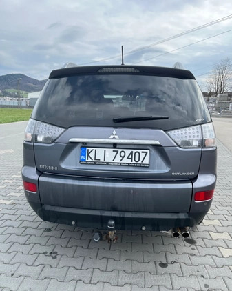 Mitsubishi Outlander cena 28900 przebieg: 227161, rok produkcji 2009 z Dobra małe 137